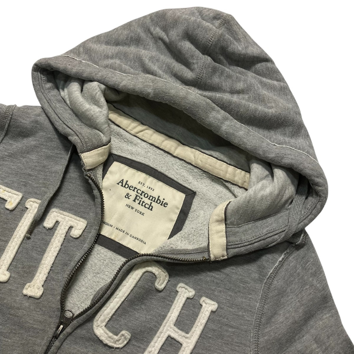 Abercrombie ＆ Fitch ジップパーカー 古着・中古-3枚目のアイテム画像