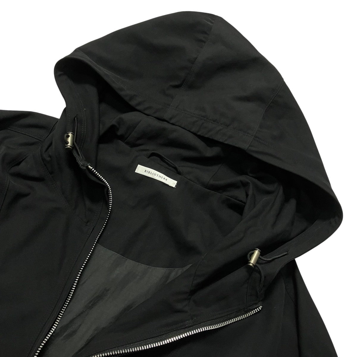 BIBLIOTHERK 25AWフーデッドジャケットBR OT07 AW25 01 古着・中古-3枚目のアイテム画像