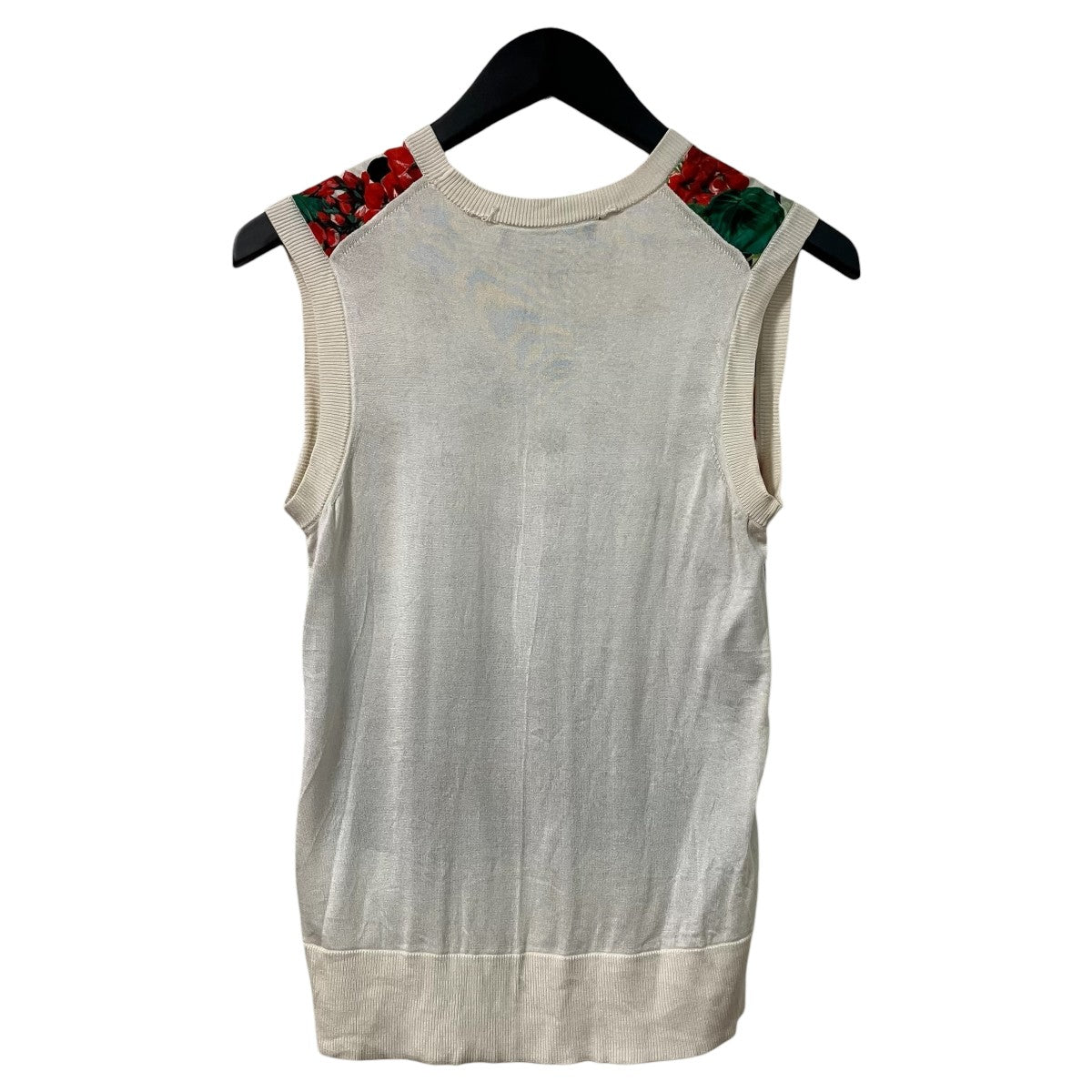 DOLCE ＆ GABBANA ノースリーブニットFX452T 古着・中古-2枚目のアイテム画像