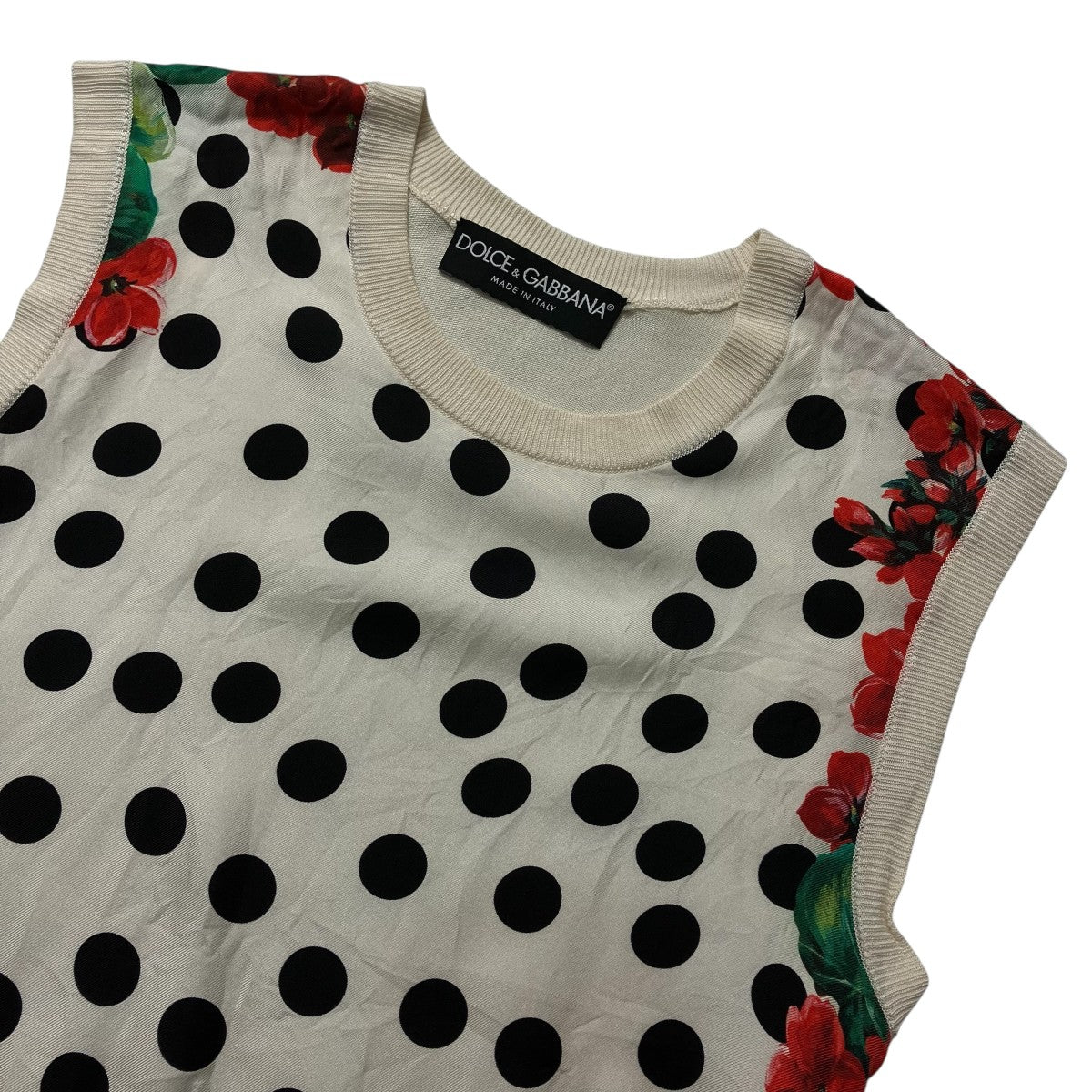 DOLCE ＆ GABBANA ノースリーブニットFX452T 古着・中古-3枚目のアイテム画像