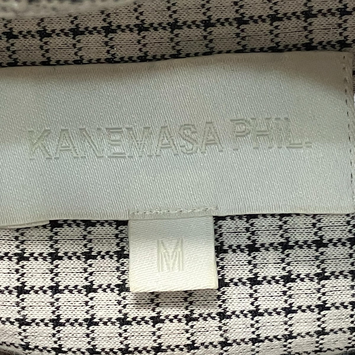 チェック柄長袖シャツKM25A-0310W