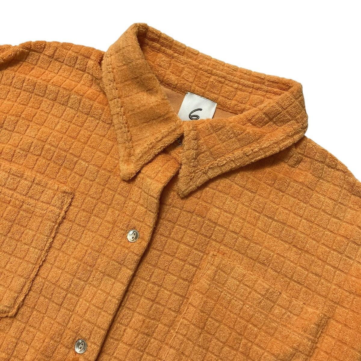 BLOCK PILE SHIRTパイル地半袖シャツ8627 241 0004