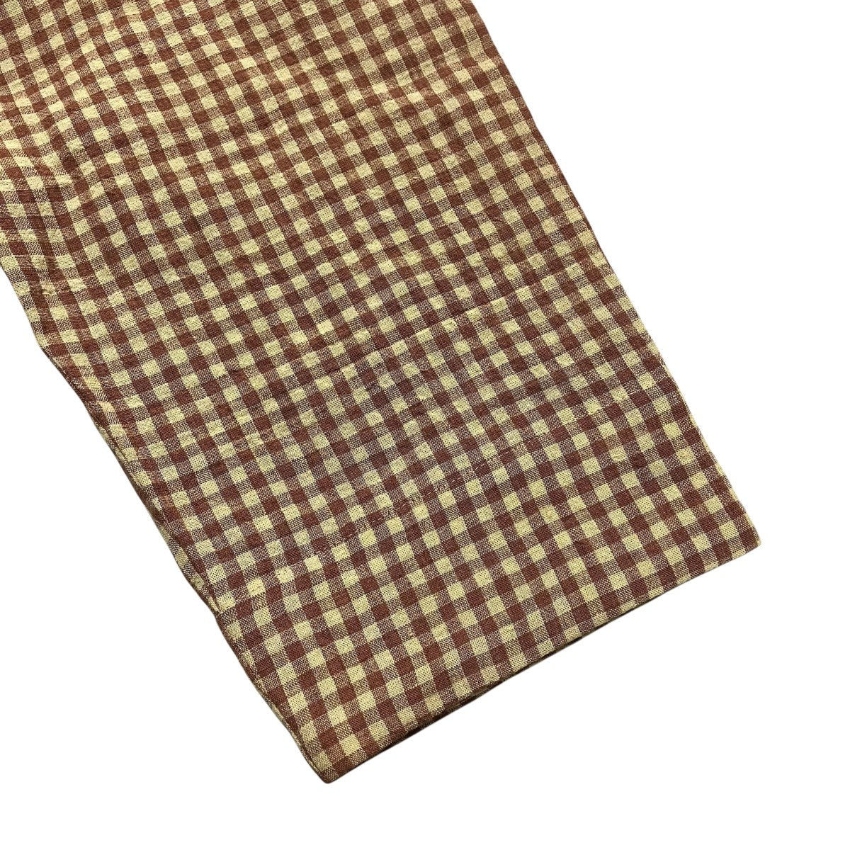 Water Twisted Linen Gingham CheckギンガムチェックリネンシャツC261F03B02
