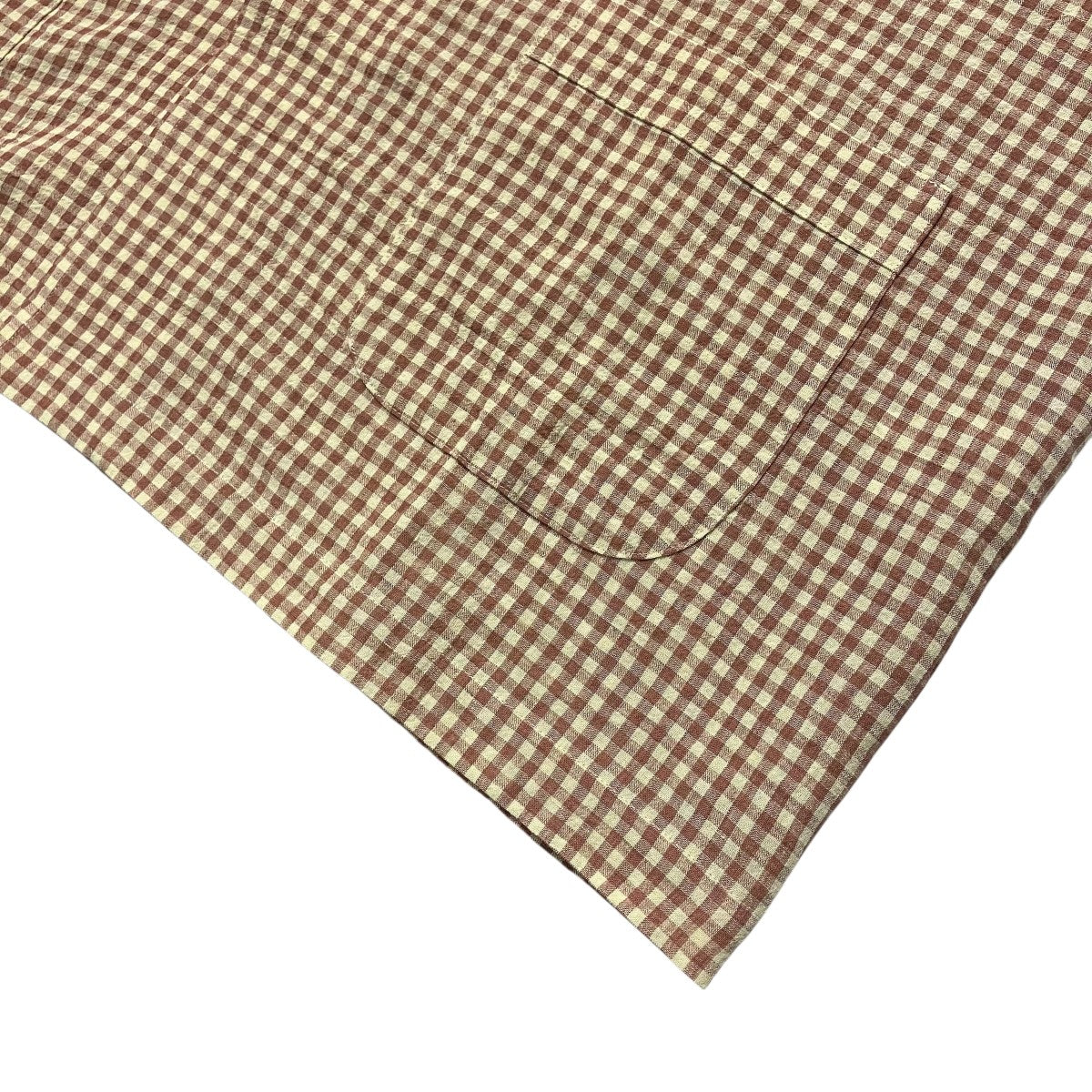 Water Twisted Linen Gingham CheckギンガムチェックリネンシャツC261F03B02