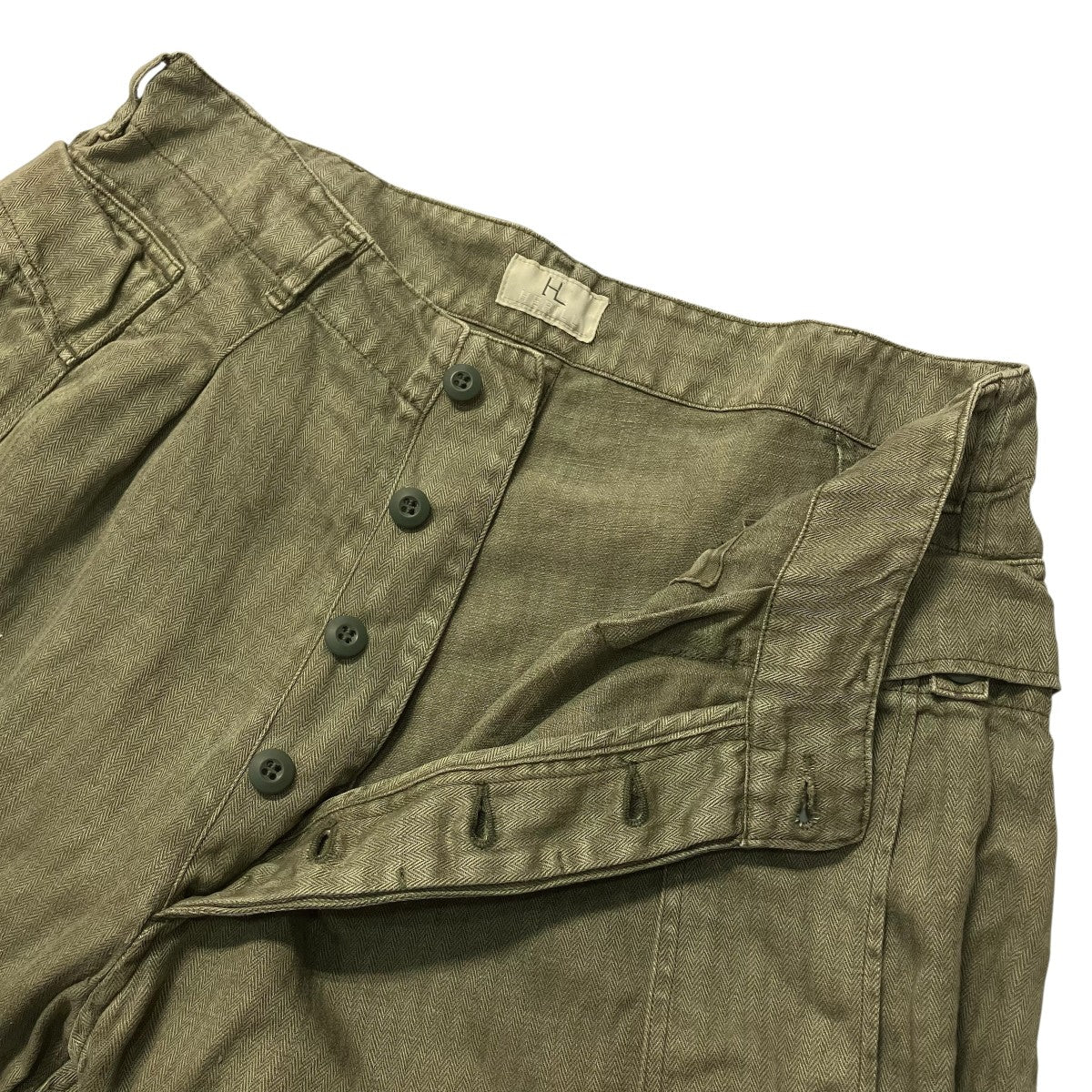 HERILL(ヘリル) HBT Linen Cargopantsリネンカーゴパンツ26 030 HL