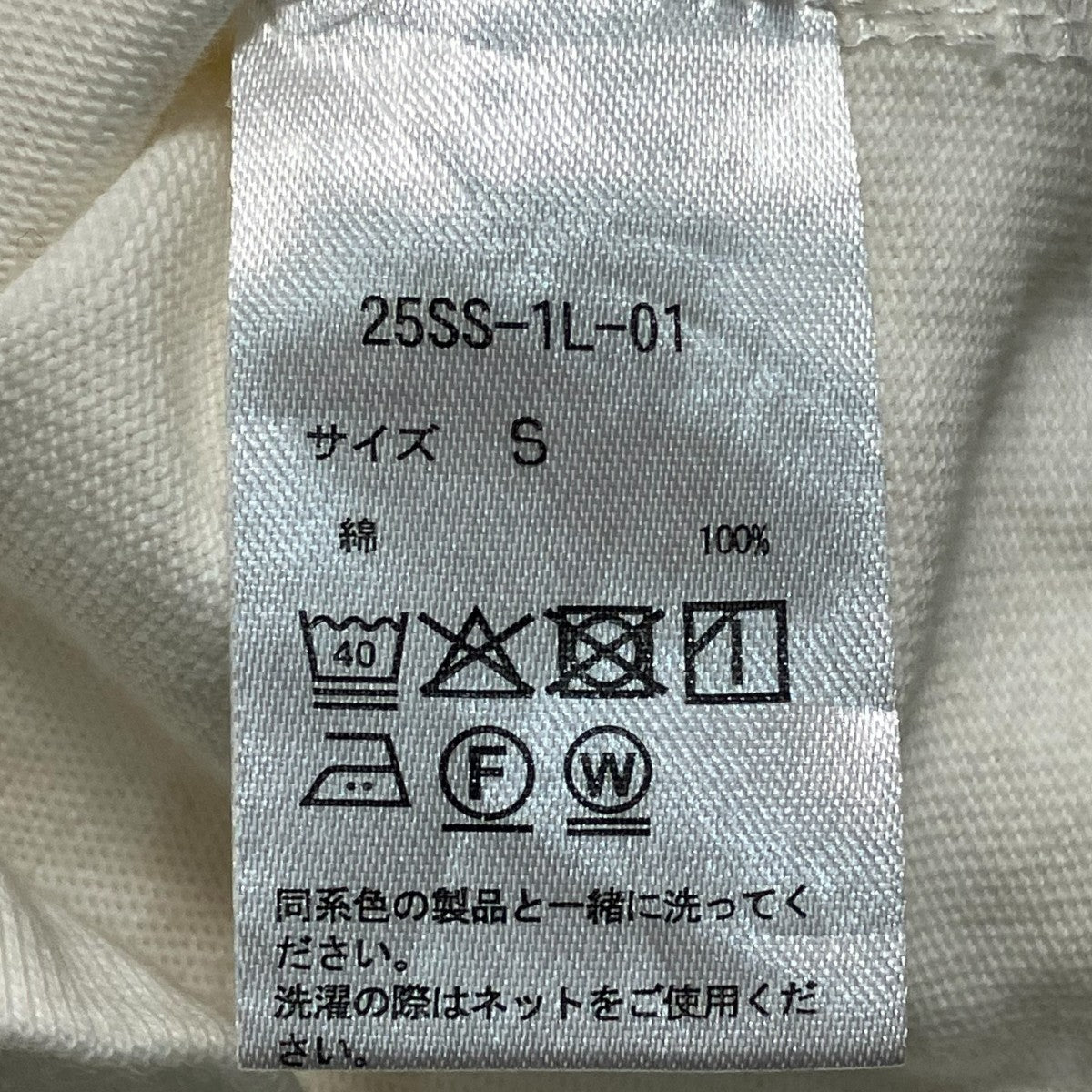 クルーネックＴシャツ25SS-1L-01