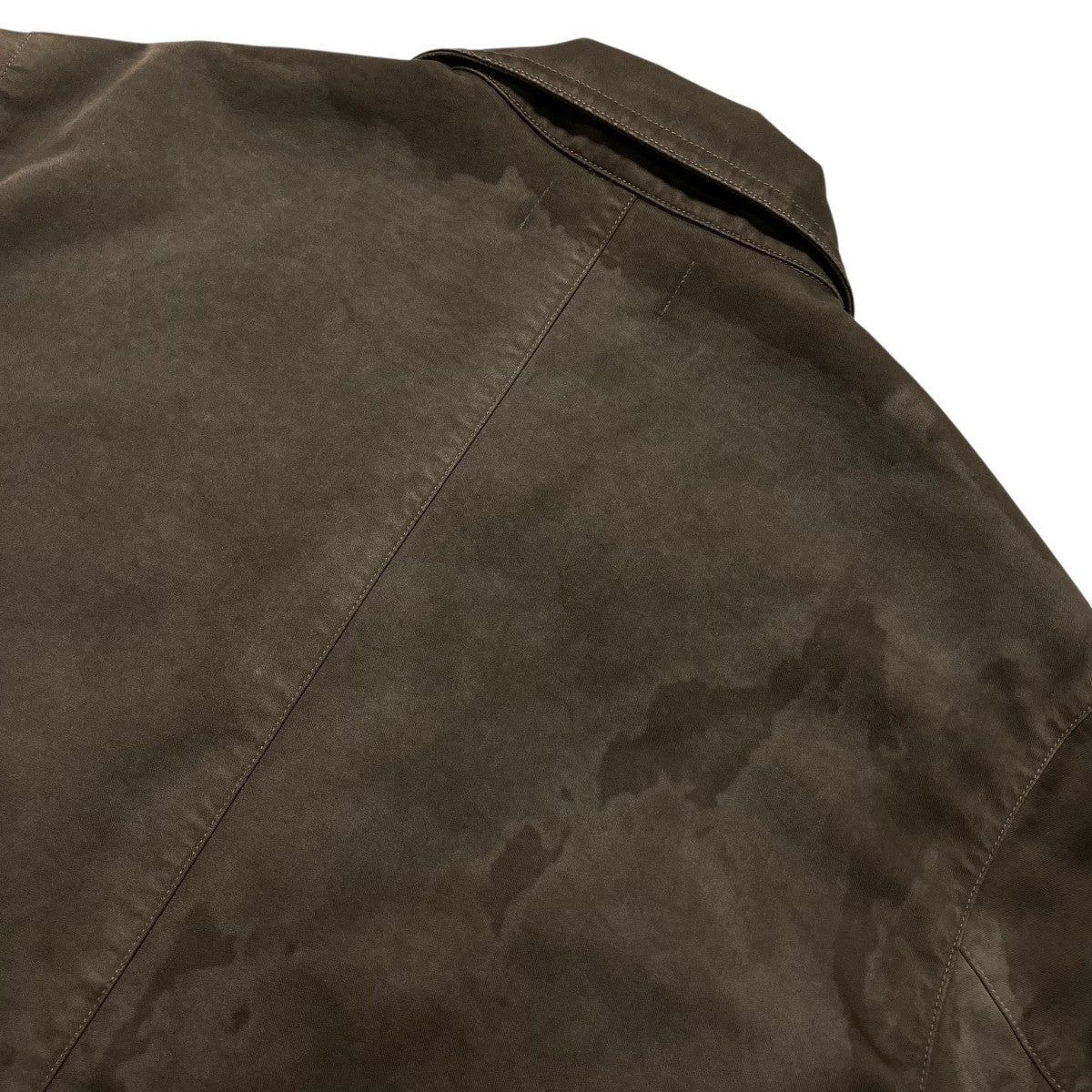 Stone Island Brown Raso Gommato 3L Laser Camo JacketミリタリージャケットK1S154100022S078