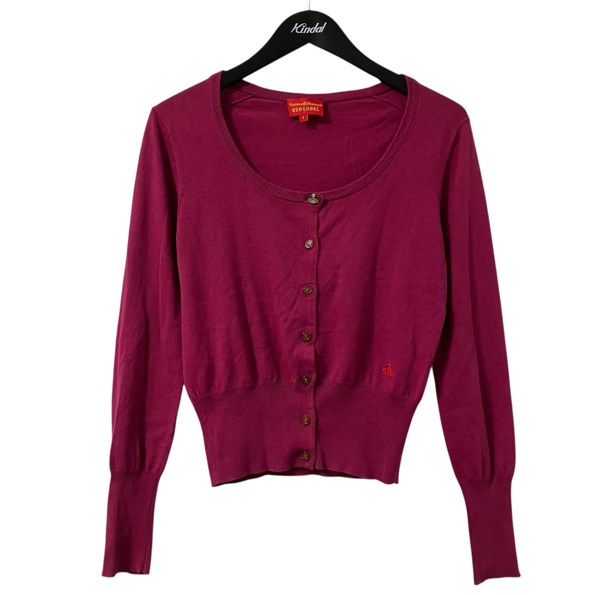 Vivienne Westwood RED LABEL ニットカーディガン 古着・中古-1枚目のアイテム画像