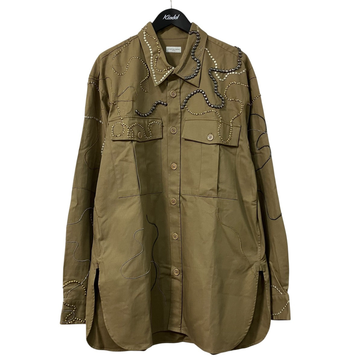 DRIES VAN NOTEN 24SSシャツジャケット1157-343-1338 古着・中古-1枚目のアイテム画像