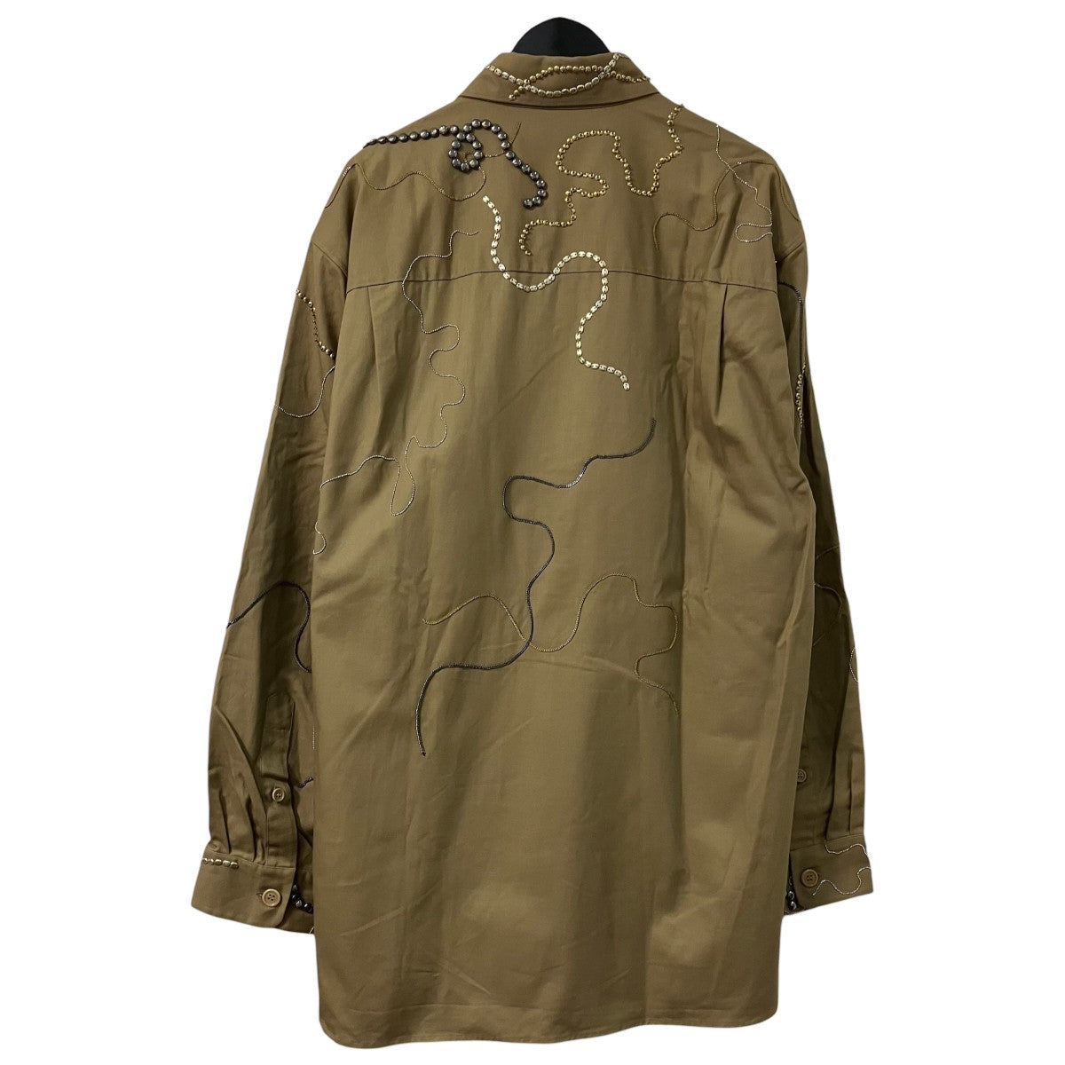 DRIES VAN NOTEN 24SSシャツジャケット1157-343-1338 古着・中古-2枚目のアイテム画像