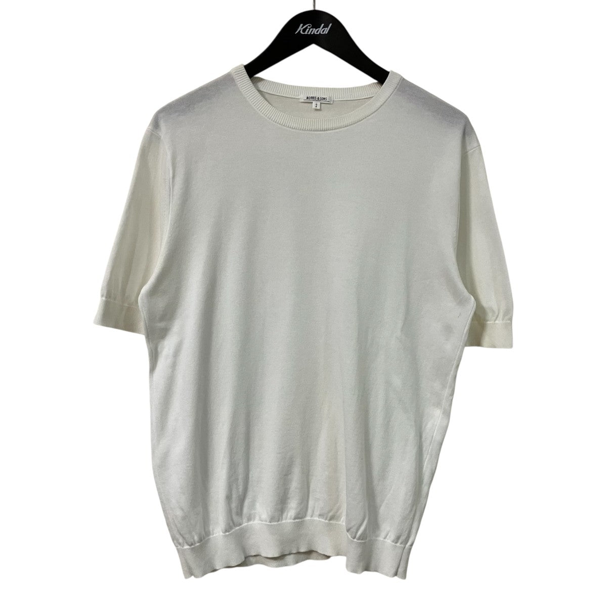 MORRIS＆SONS クルーネック半袖ニット 古着・中古-1枚目のアイテム画像