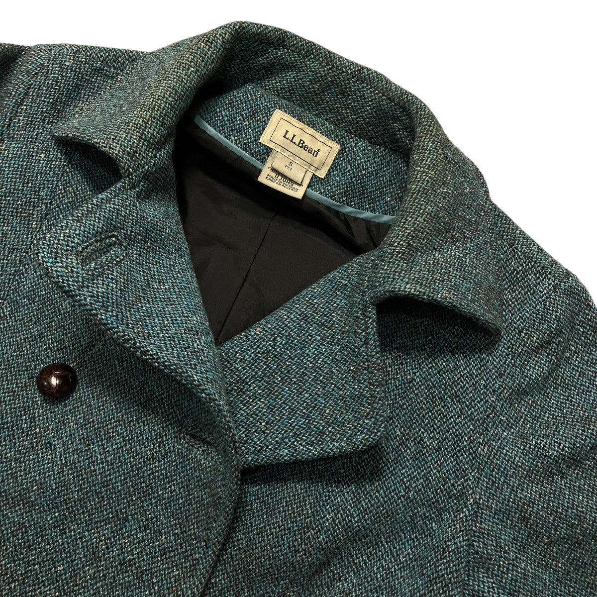 L．L．Bean シルク混Pコート 古着・中古-3枚目のアイテム画像