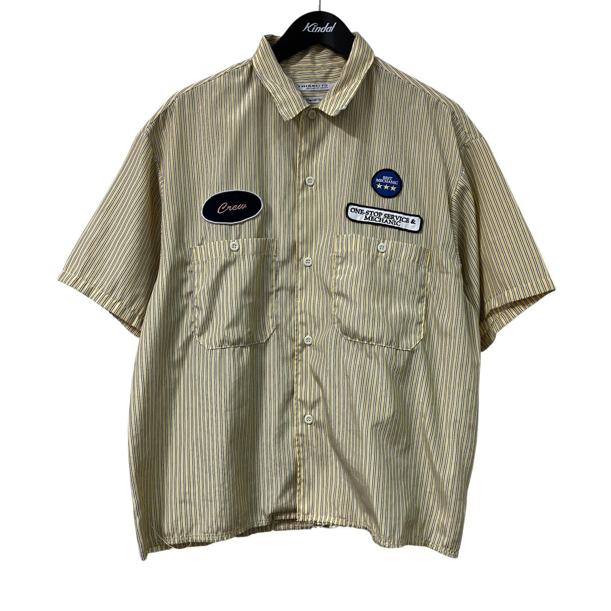 JOURNAL STANDARD メカニック ファット ストライプ シャツ半袖シャツ26 051 600 8070 1 0 古着・中古-1枚目のアイテム画像