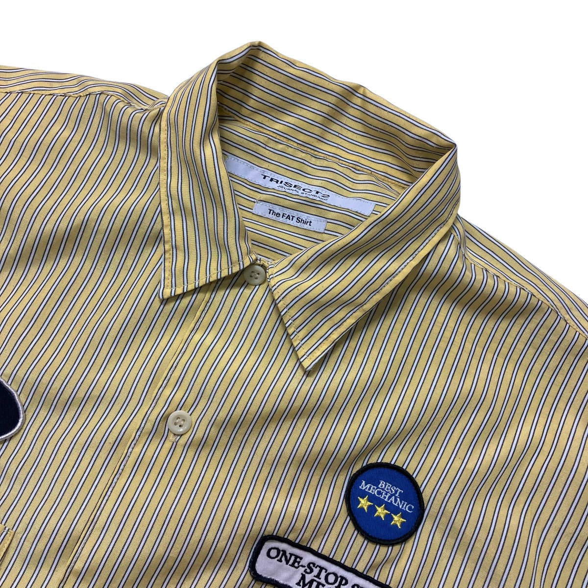 JOURNAL STANDARD メカニック ファット ストライプ シャツ半袖シャツ26 051 600 8070 1 0 古着・中古-3枚目のアイテム画像