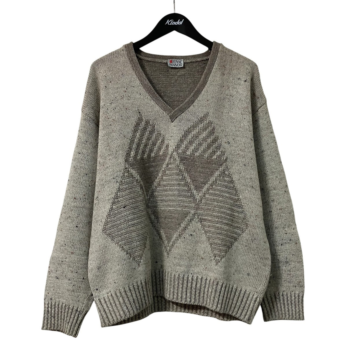 ROYAL MANOR   MADE IN FRANCEVネックニット