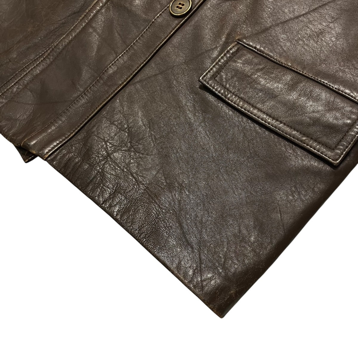 コルビジェジャケットダブルレザージャケット