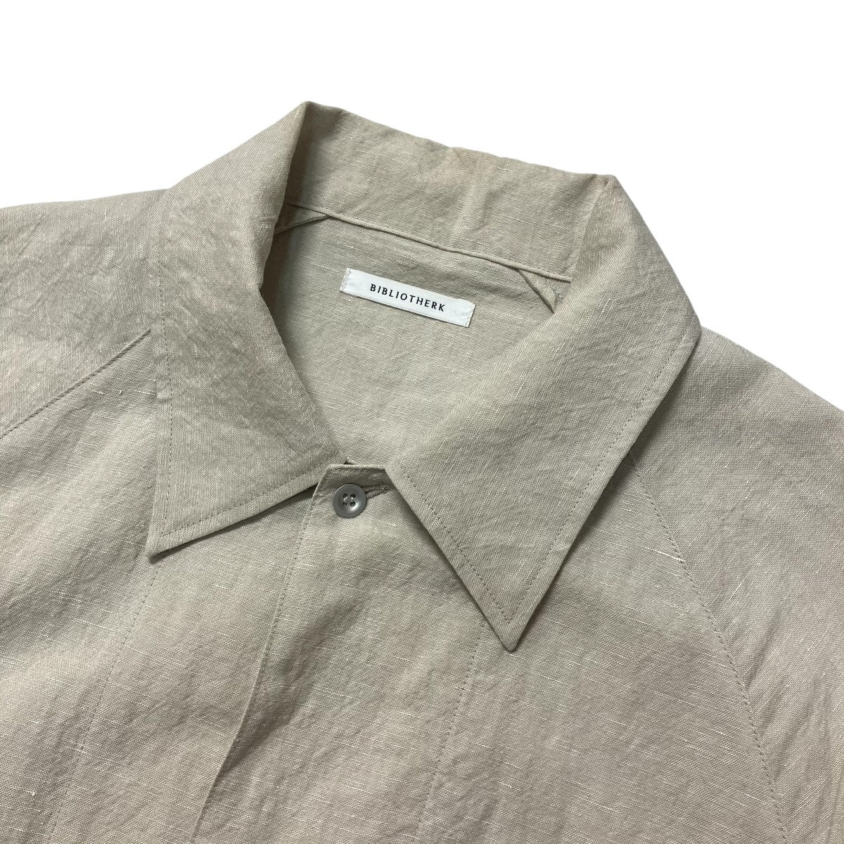 BIBLIOTHERK サマーコートBR OT044 SS26 古着・中古-3枚目のアイテム画像
