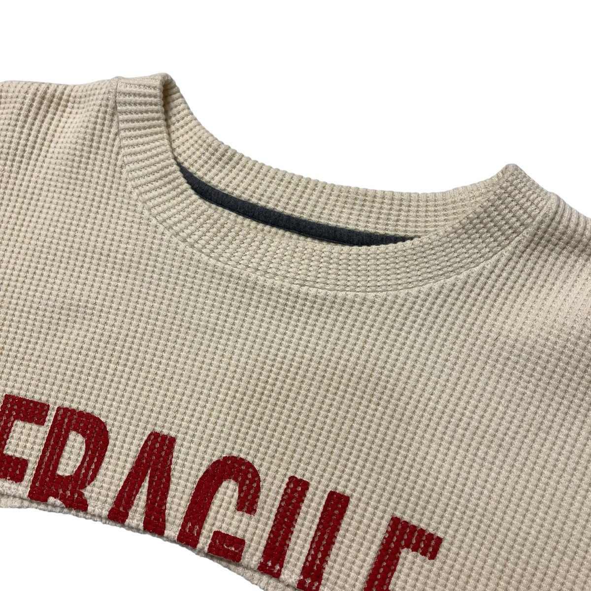 SUNSEA CUT-OFF SWEATSHIRT STOLEワッフルカッティングカットソーSUNSEA2814 古着・中古-3枚目のアイテム画像
