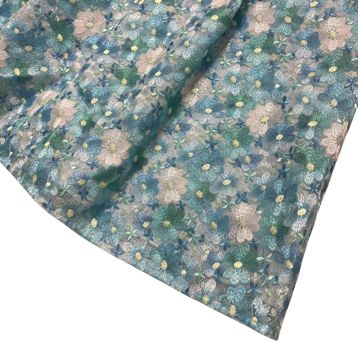 花刺繍ノースリーブワンピース664-5 NO.OP TO GW 0300