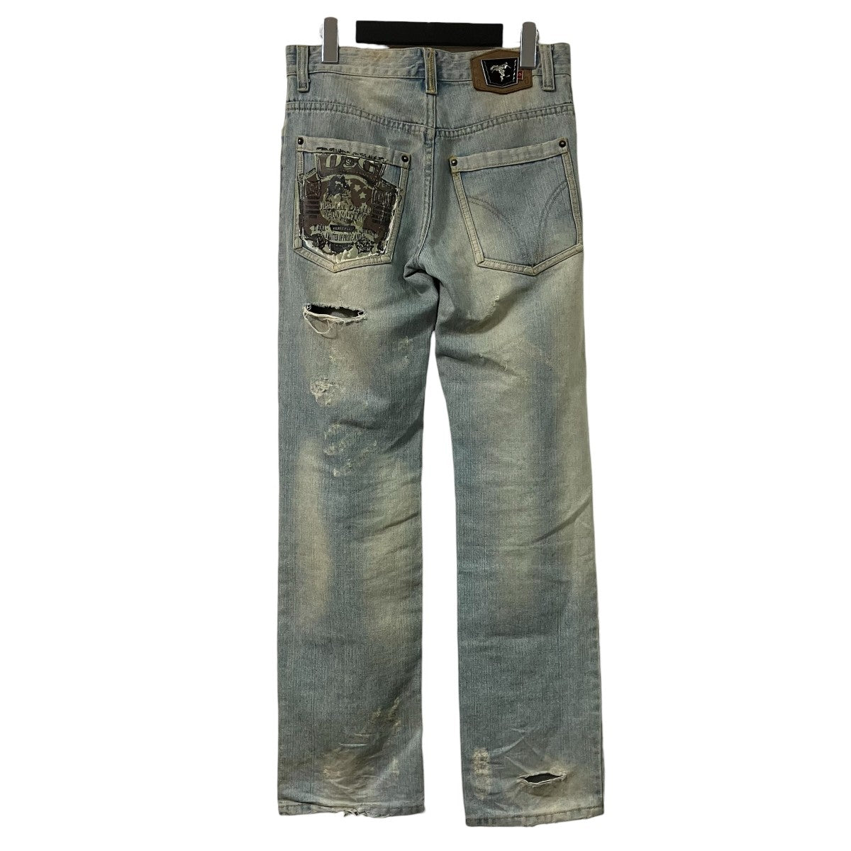 DOLCE ＆ GABBANA ダメージ加工デニムパンツ 古着・中古-2枚目のアイテム画像