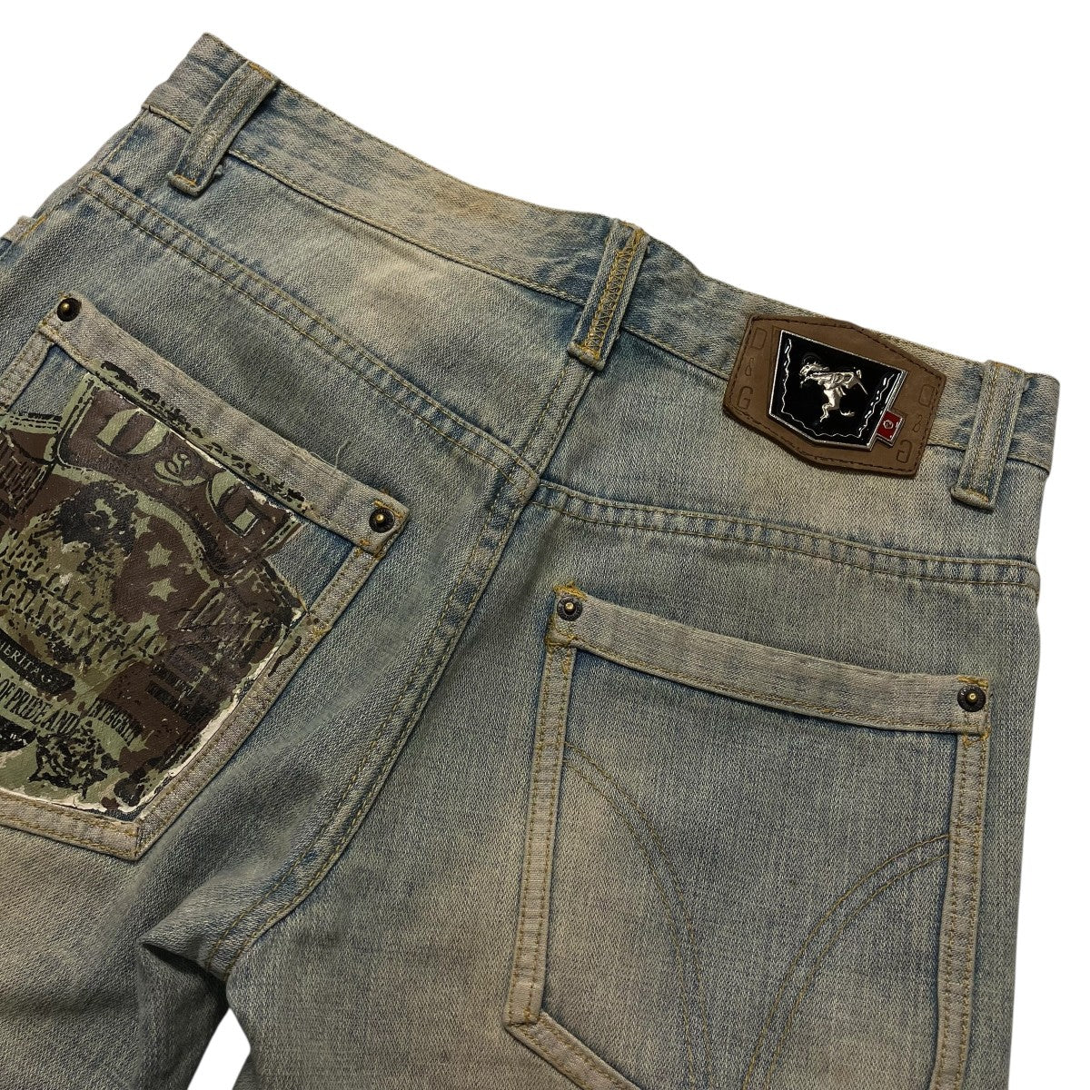 DOLCE ＆ GABBANA ダメージ加工デニムパンツ 古着・中古-4枚目のアイテム画像