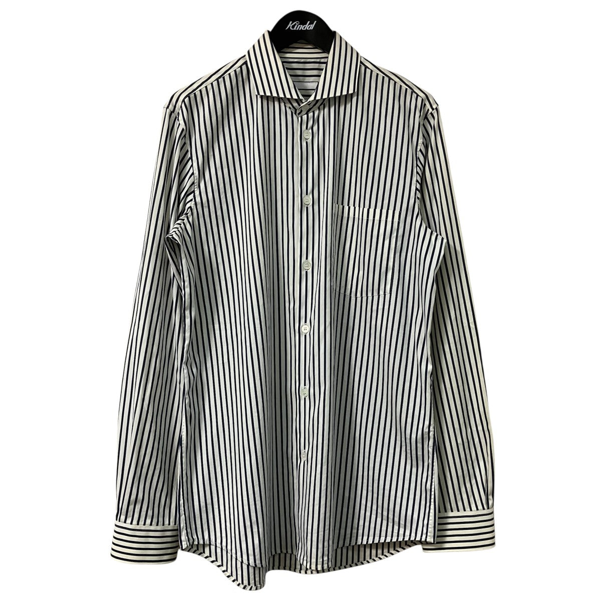 HELMUT LANG ストライプ長袖シャツ 古着・中古-1枚目のアイテム画像