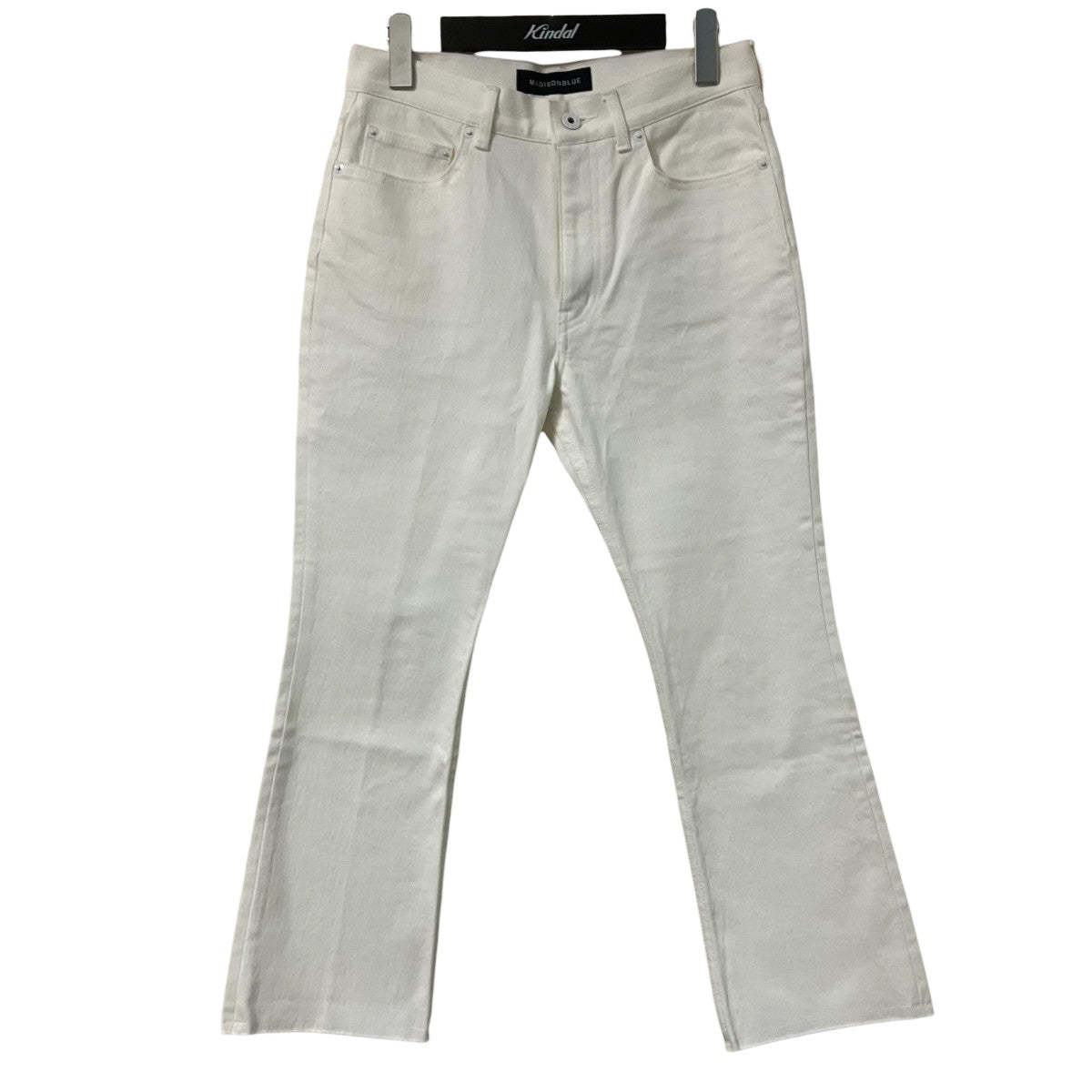 HEM CUT SLIM FLARE DENIMデニムパンツ