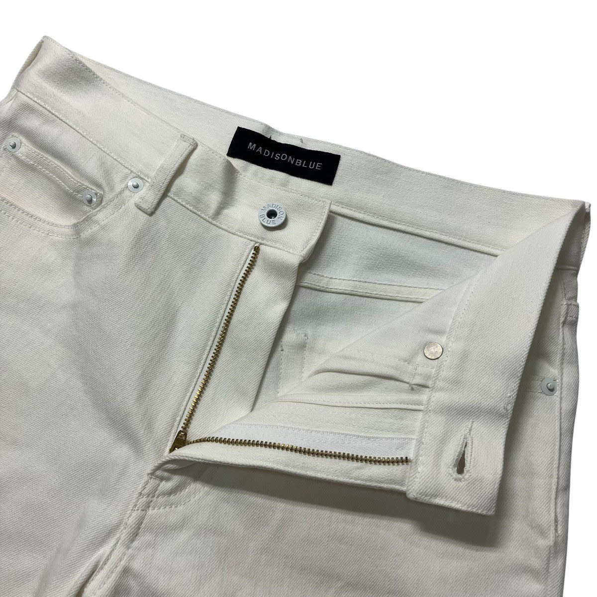 HEM CUT SLIM FLARE DENIMデニムパンツ