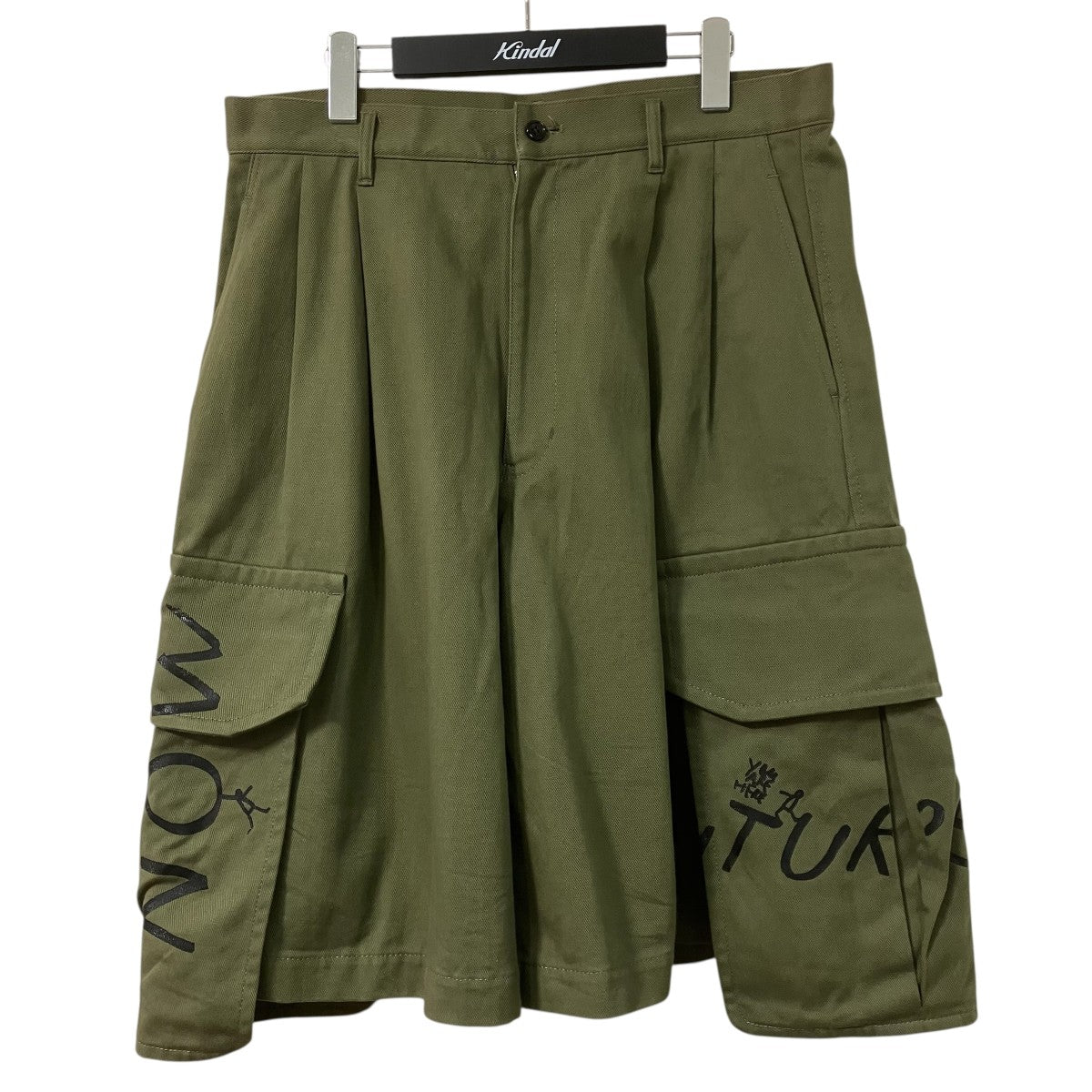 26SScotton twill garment printedハーフパンツFQ-P504