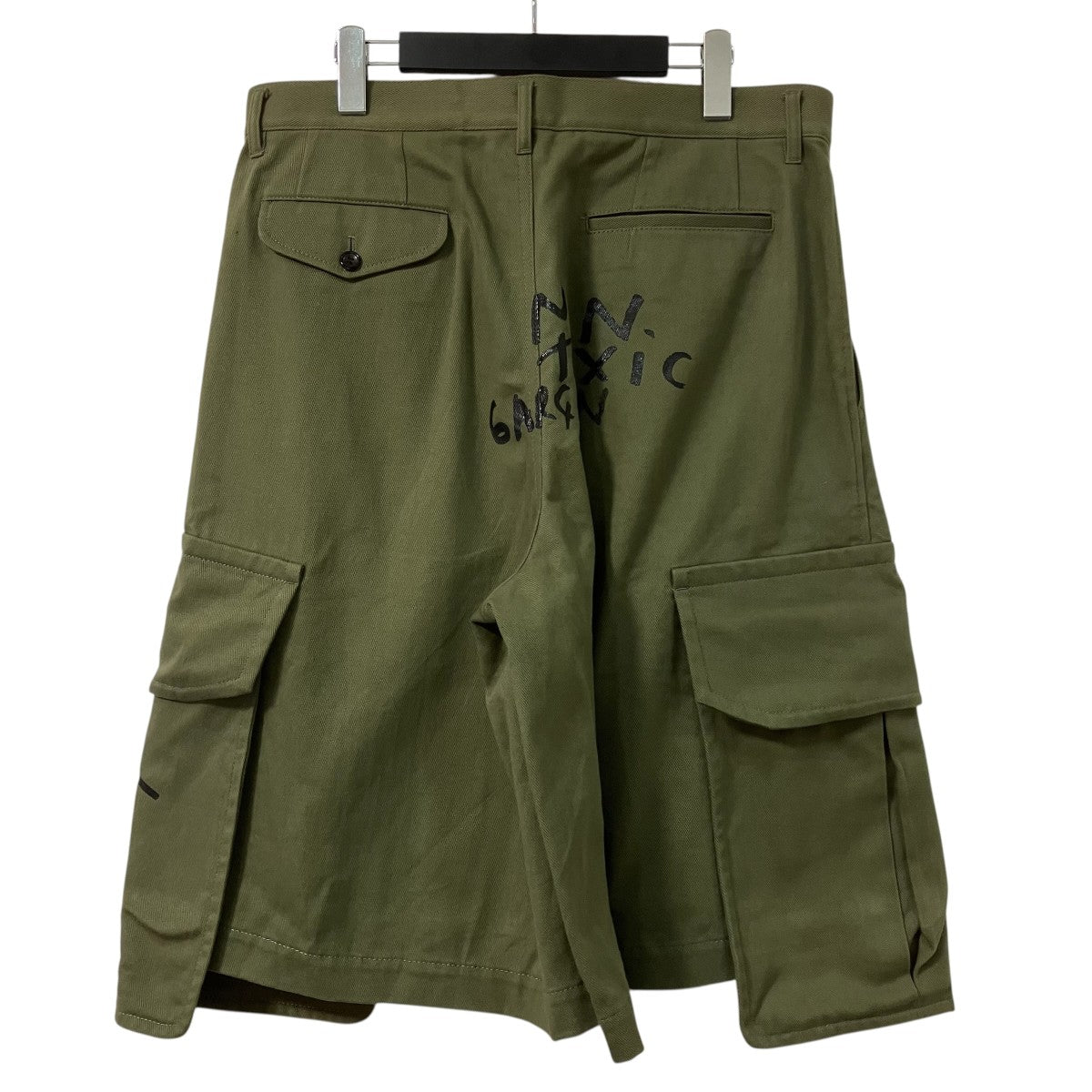 26SScotton twill garment printedハーフパンツFQ-P504