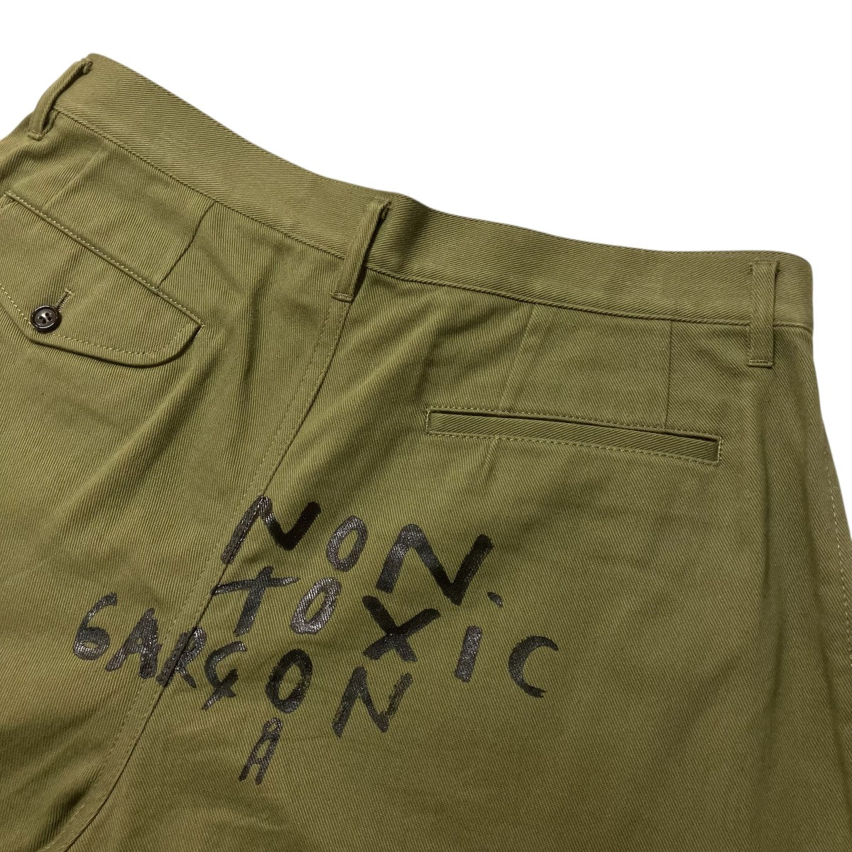 26SScotton twill garment printedハーフパンツFQ-P504