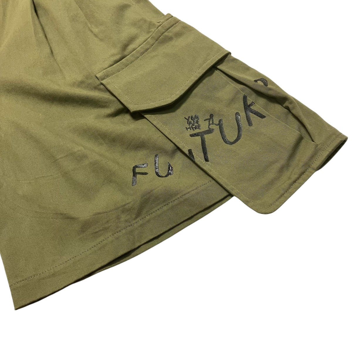 26SScotton twill garment printedハーフパンツFQ-P504