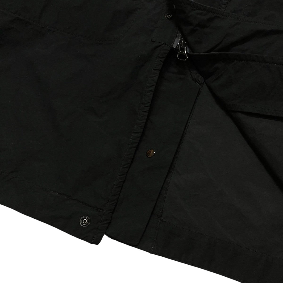 STONE ISLAND NAVY BLUE Parka with hood and logo patchロングコートL1S157100005 S0F33 古着・中古-5枚目のアイテム画像