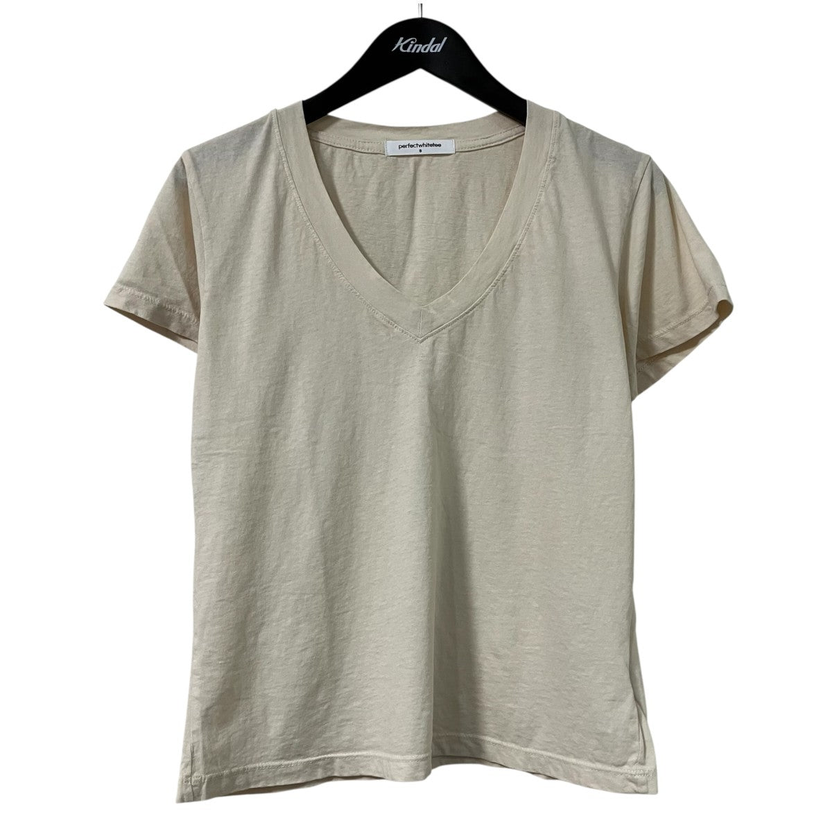 PERFECTWHITETEE VネックTシャツ26-070-521-0024-3-0 古着・中古-1枚目のアイテム画像