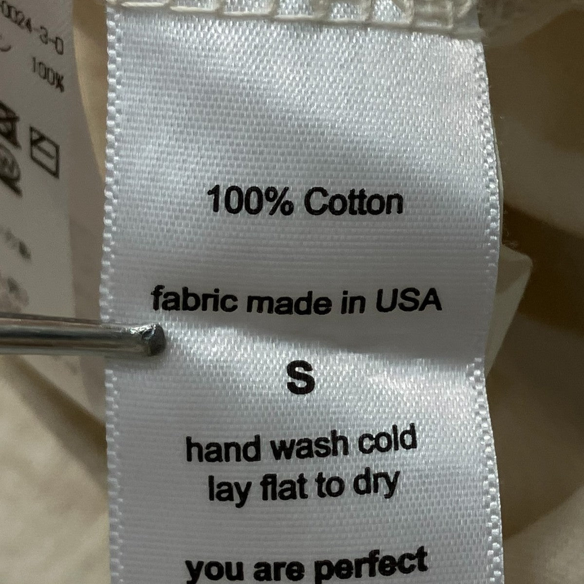 PERFECTWHITETEE VネックTシャツ26-070-521-0024-3-0 古着・中古-6枚目のアイテム画像