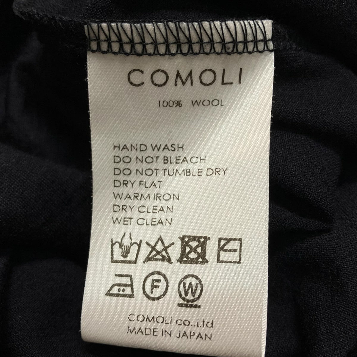 COMOLI クルーネックTシャツW03-05006 古着・中古-7枚目のアイテム画像