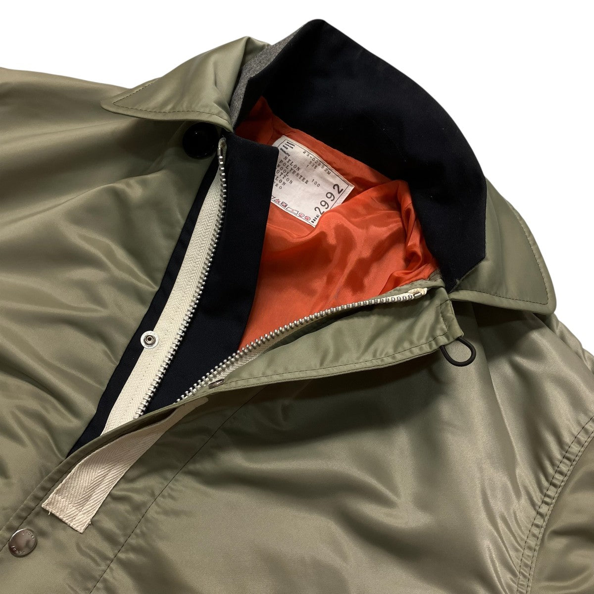 sacai 23SSNylon Twill Blousonナイロンジャケット23 02992M 古着・中古-3枚目のアイテム画像