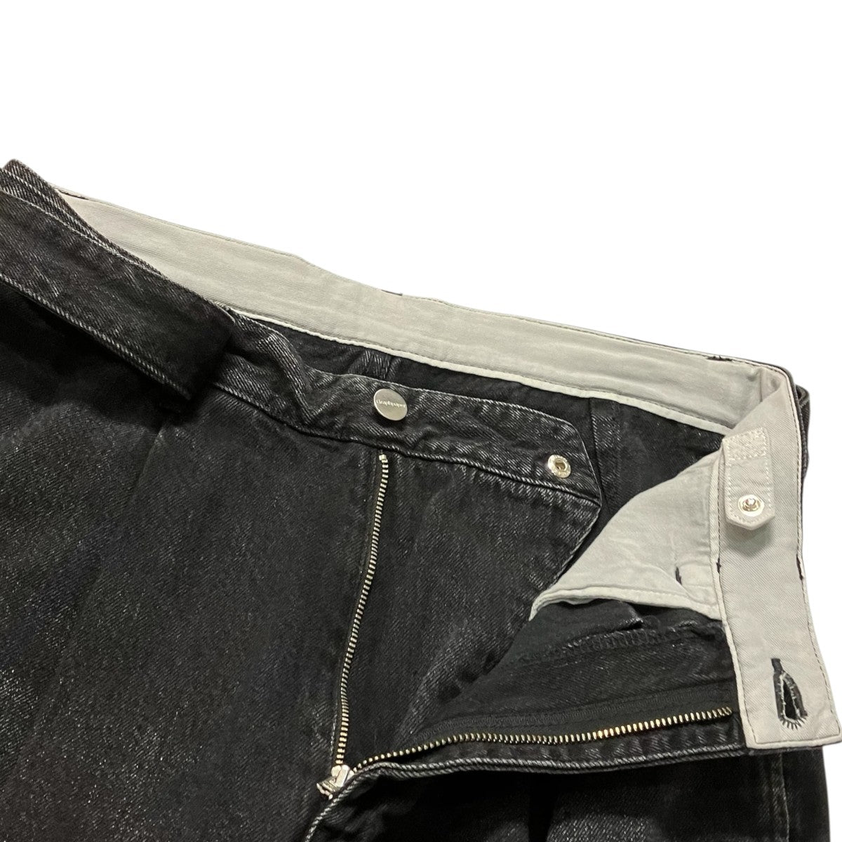 Graphpaper Selvage Denim Belted PantsベルテッドデニムパンツGU251 40192DB 古着・中古-3枚目のアイテム画像