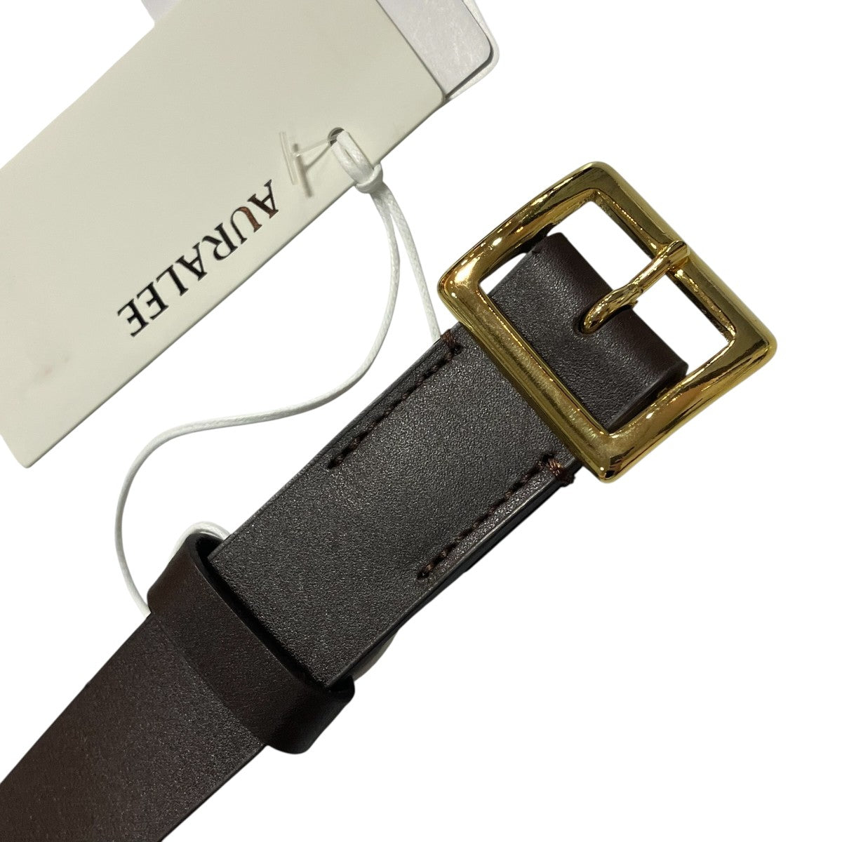 SQUARE BUCKLE BELTレザーベルトA00B06RP