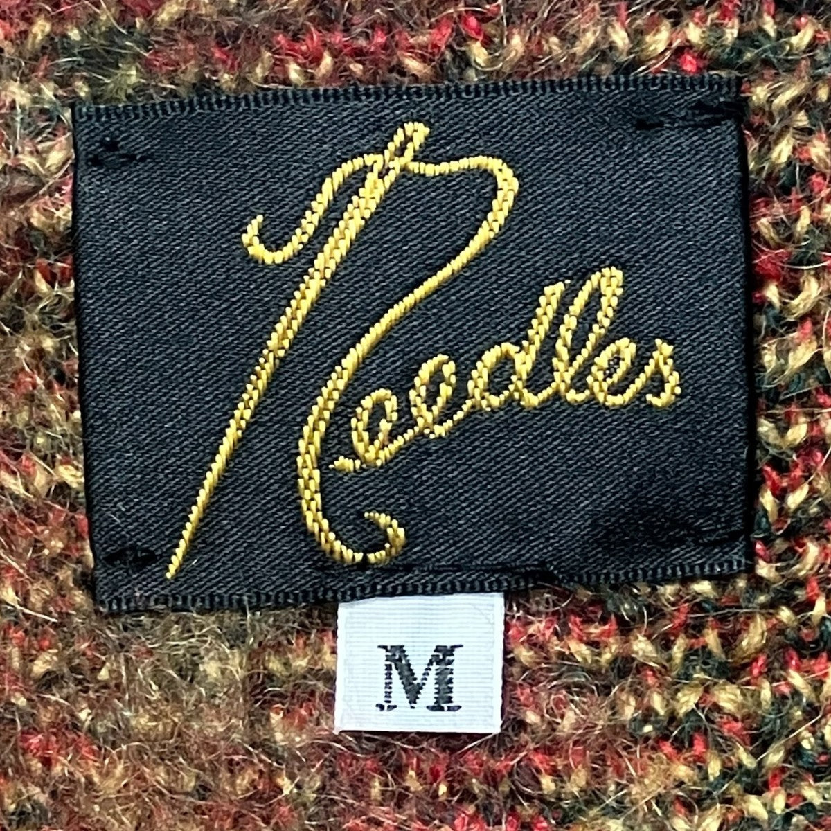 Mohair Cardigan Tartanチェック柄VネックカーディガンLQ273