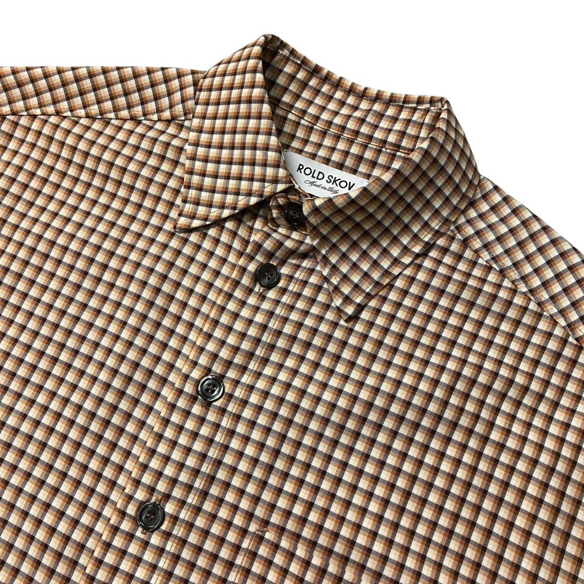 BAT FIT SHIRTチェック柄長袖シャツ