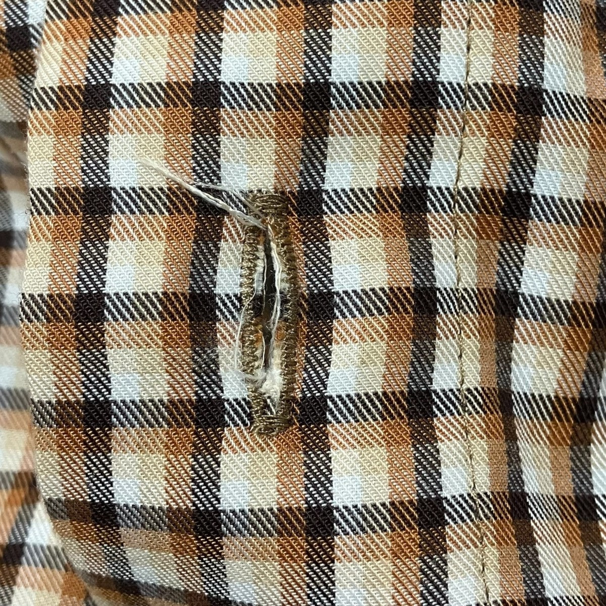 BAT FIT SHIRTチェック柄長袖シャツ