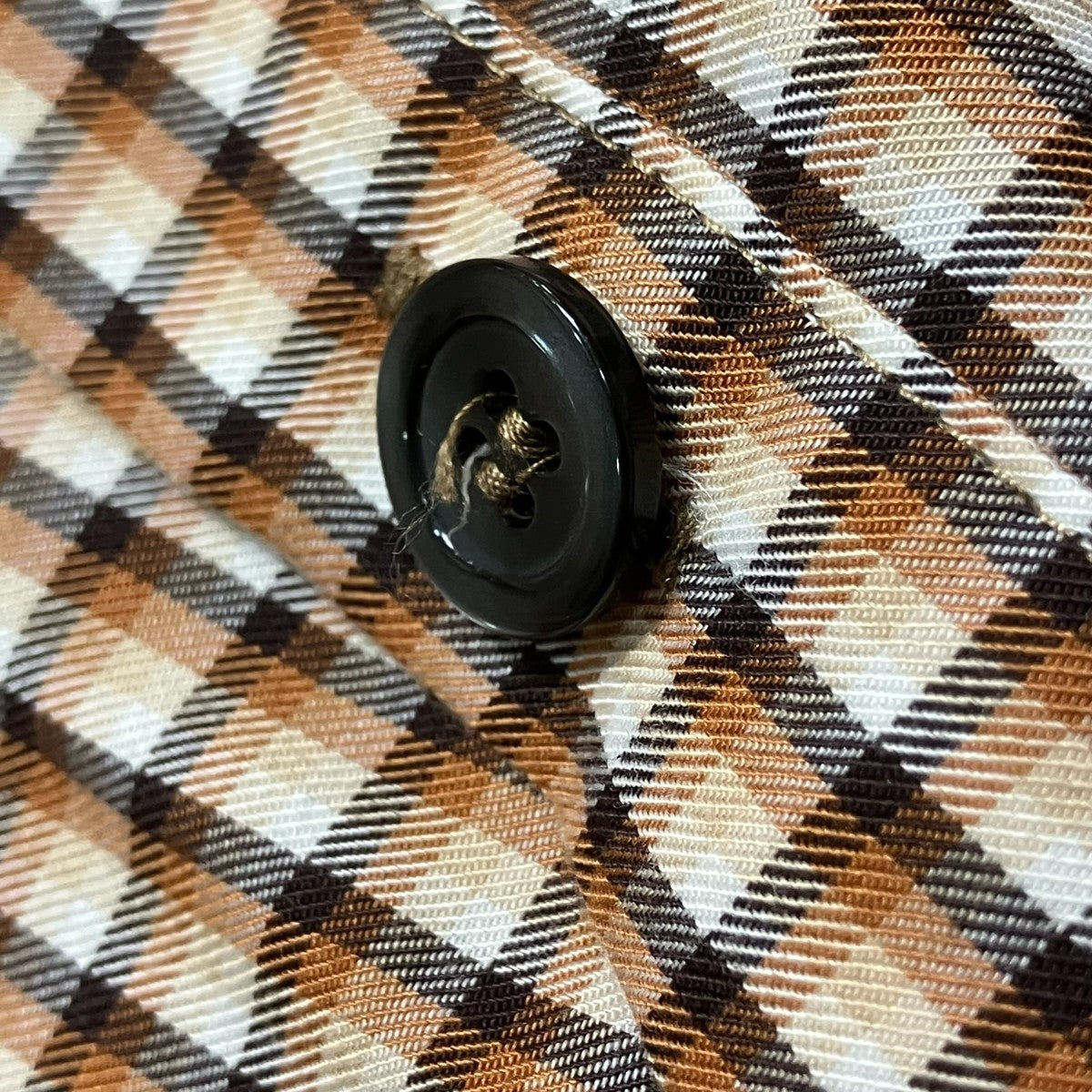 BAT FIT SHIRTチェック柄長袖シャツ