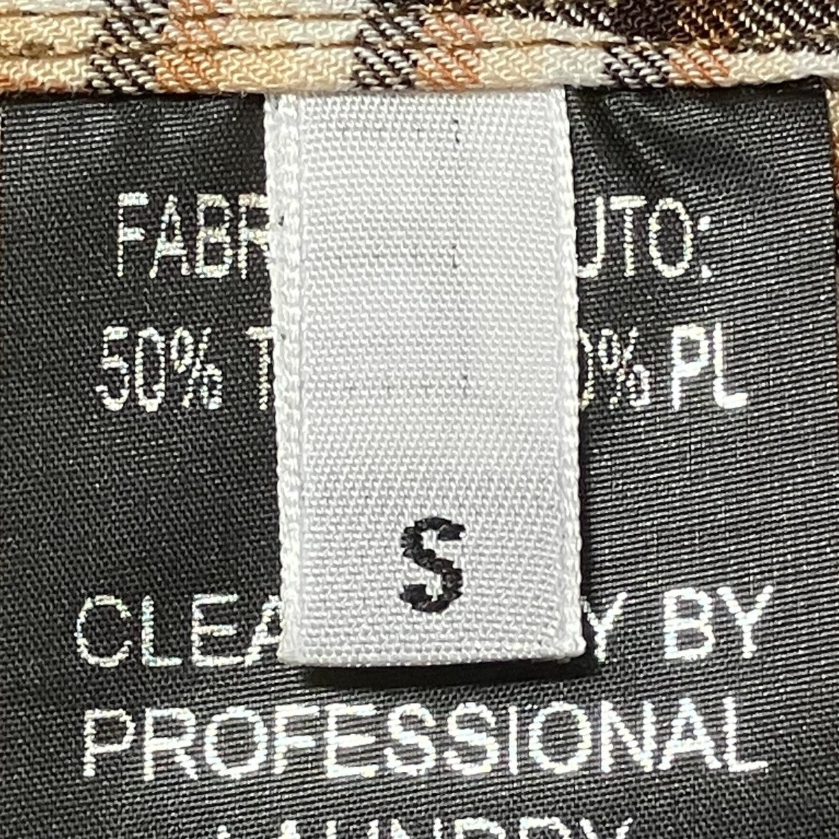 BAT FIT SHIRTチェック柄長袖シャツ