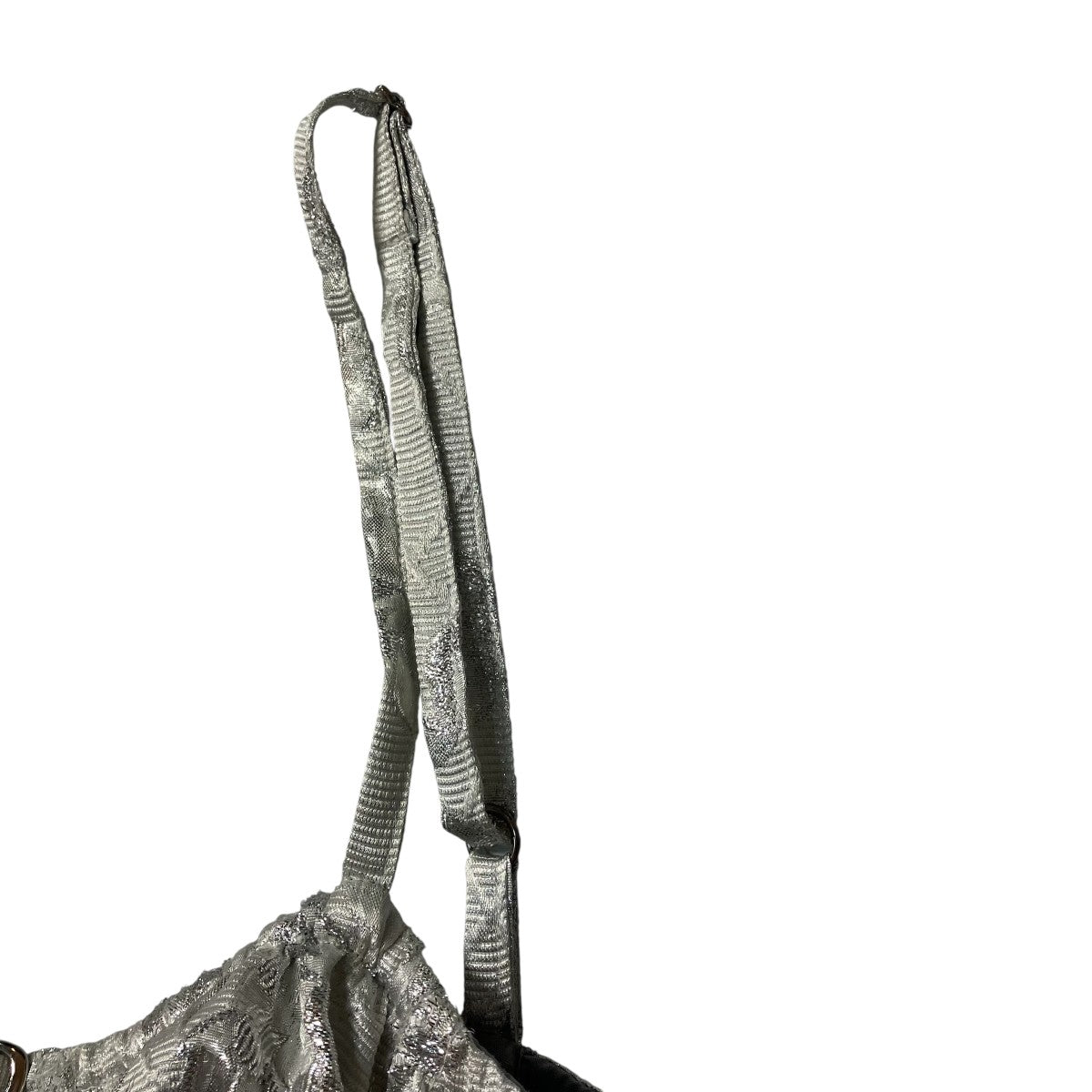 circular bustier silverフレアキャミワンピース