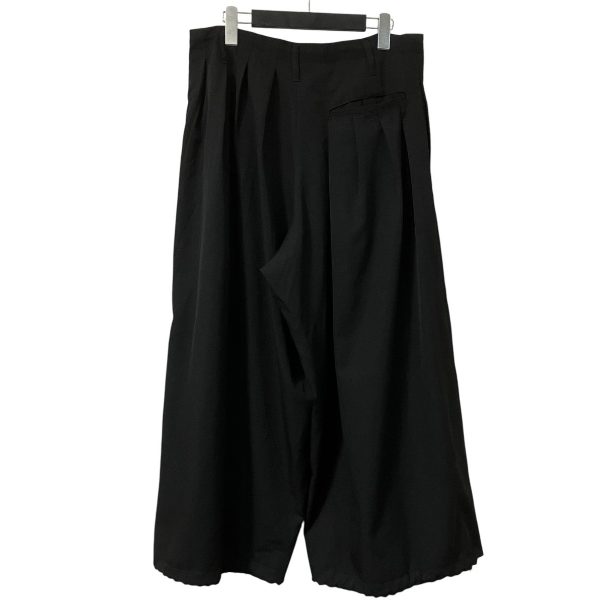 Yohji Yamamoto pour homme 20SSバルーンパンツマルチタックワイドパンツHN P06 100 古着・中古-2枚目のアイテム画像
