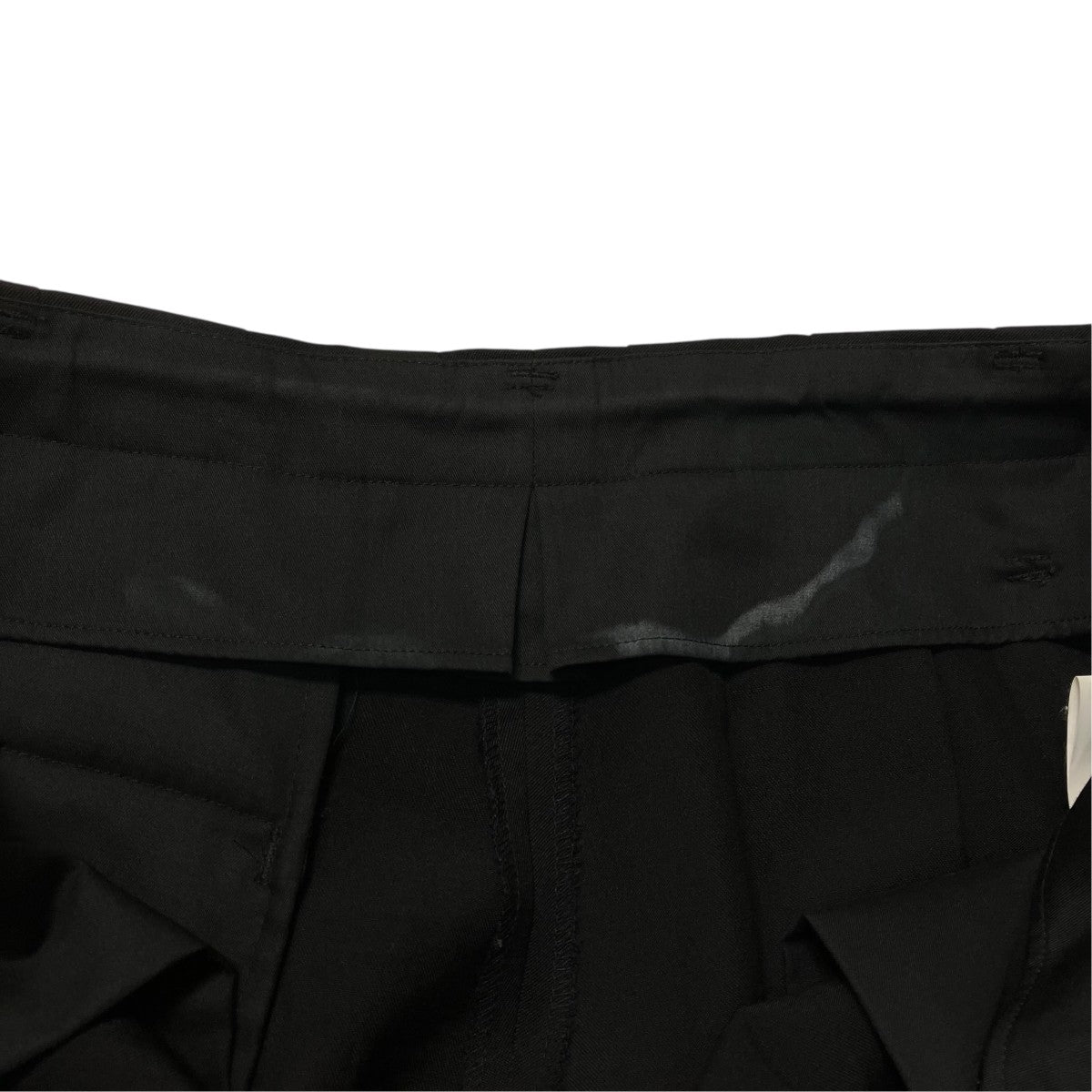 Yohji Yamamoto pour homme 20SSバルーンパンツマルチタックワイドパンツHN P06 100 古着・中古-6枚目のアイテム画像