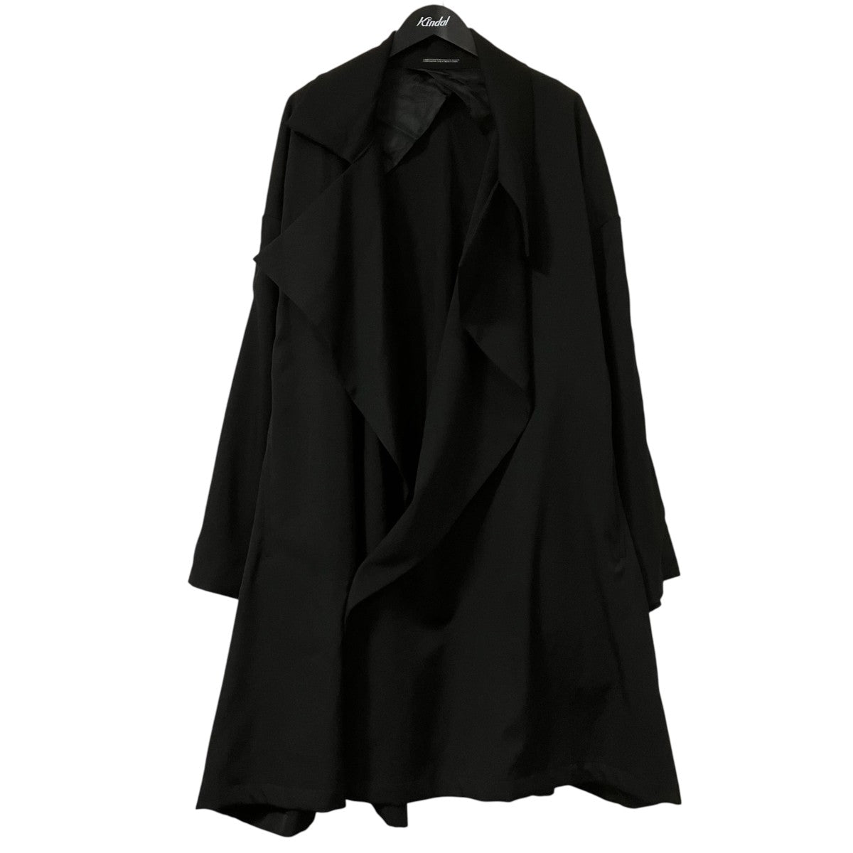 Yohji Yamamoto pour homme 25AW2024-WOOL GABARDINE SMOOTH COAT TeroTero Coat変形コートHJ C07 100 古着・中古-1枚目のアイテム画像