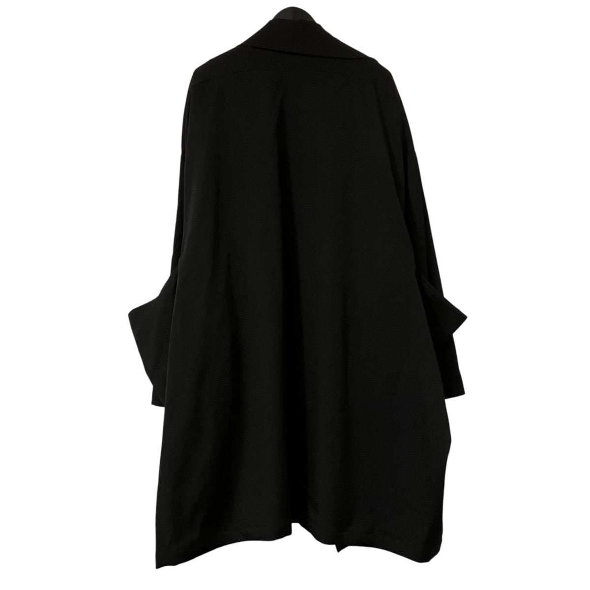 Yohji Yamamoto pour homme 25AW2024-WOOL GABARDINE SMOOTH COAT TeroTero Coat変形コートHJ C07 100 古着・中古-2枚目のアイテム画像