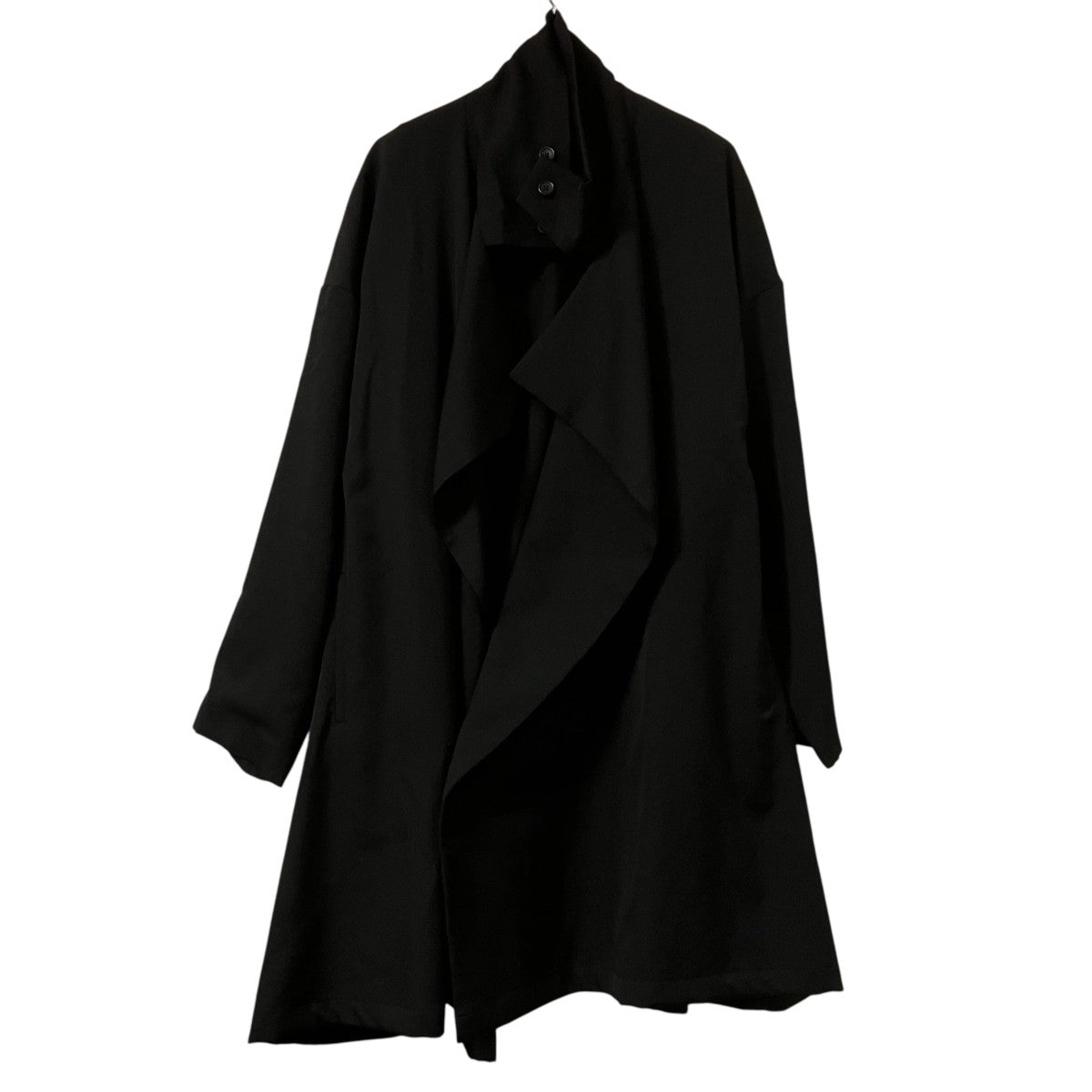 Yohji Yamamoto pour homme 25AW2024-WOOL GABARDINE SMOOTH COAT TeroTero Coat変形コートHJ C07 100 古着・中古-3枚目のアイテム画像